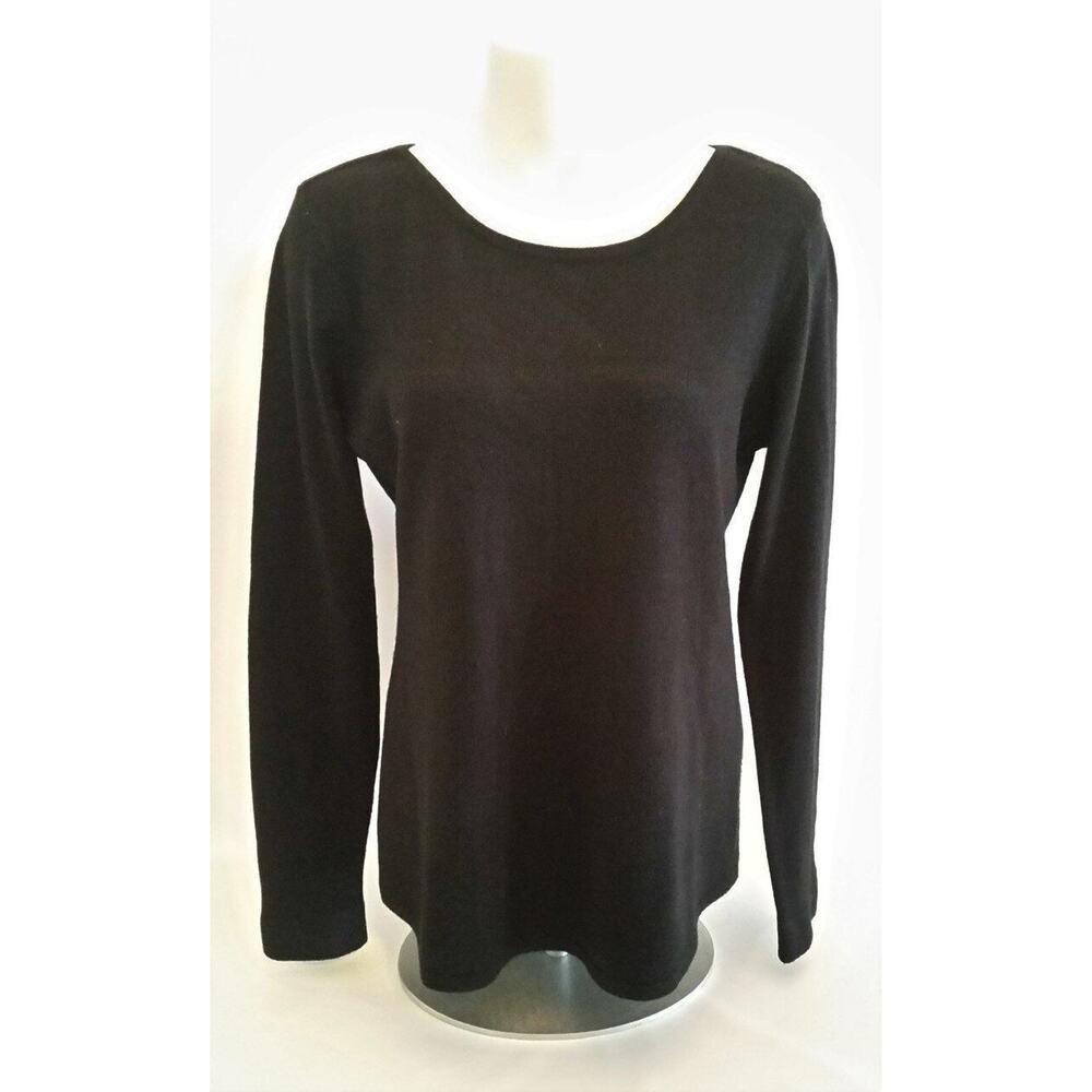 Palette Soft Black Sweater Size Large